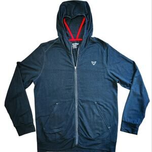 Korsa by Roadrunner men's hoodie black full zip size M